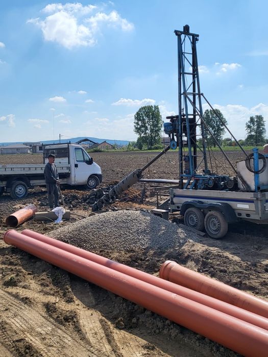 Foraje fântâni,puțuri de apă,piloni