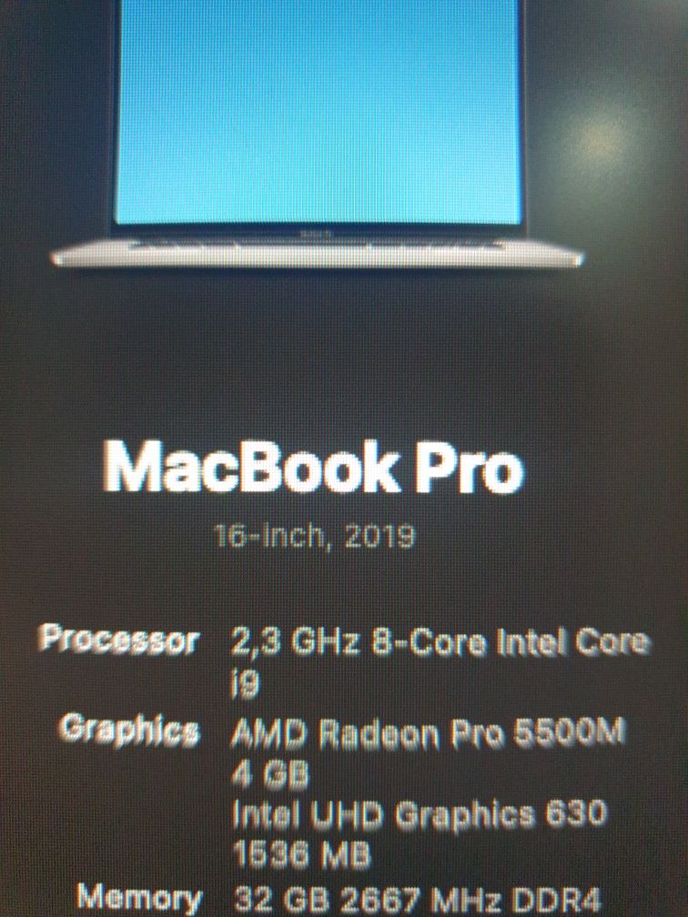 Macbook pro 16 2019, headless