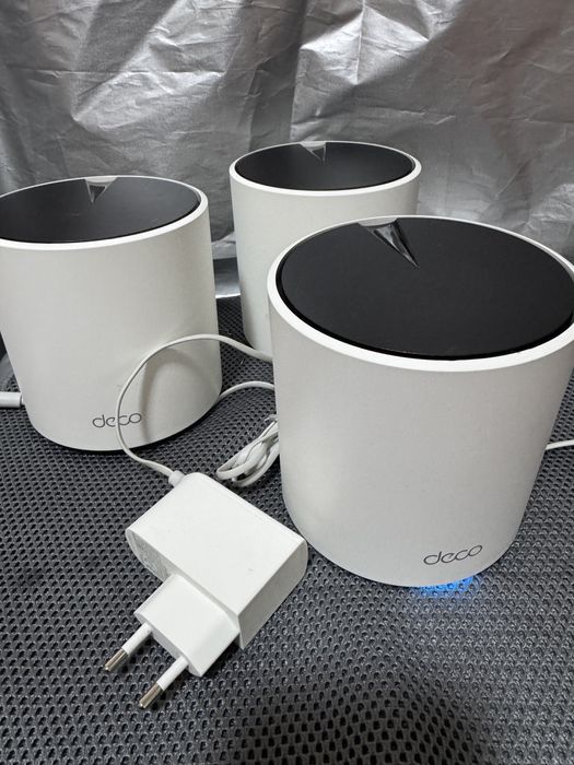 Router Wireless TP-Link Deco X55 AX3000 WiFi 6, Dual Band, 3xLAN,