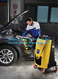 Incarcare freon auto A/C cu gaz R134a