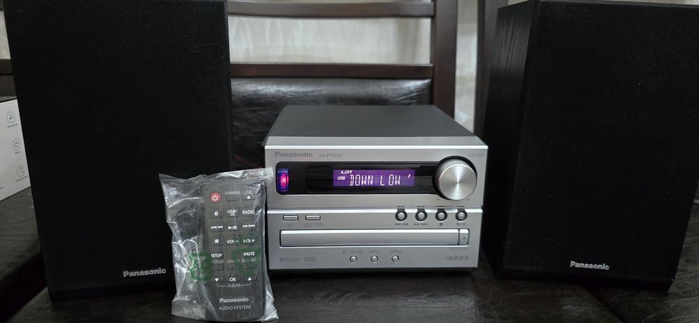 Муз центр Panasonic Bluethooth, usb, mp3