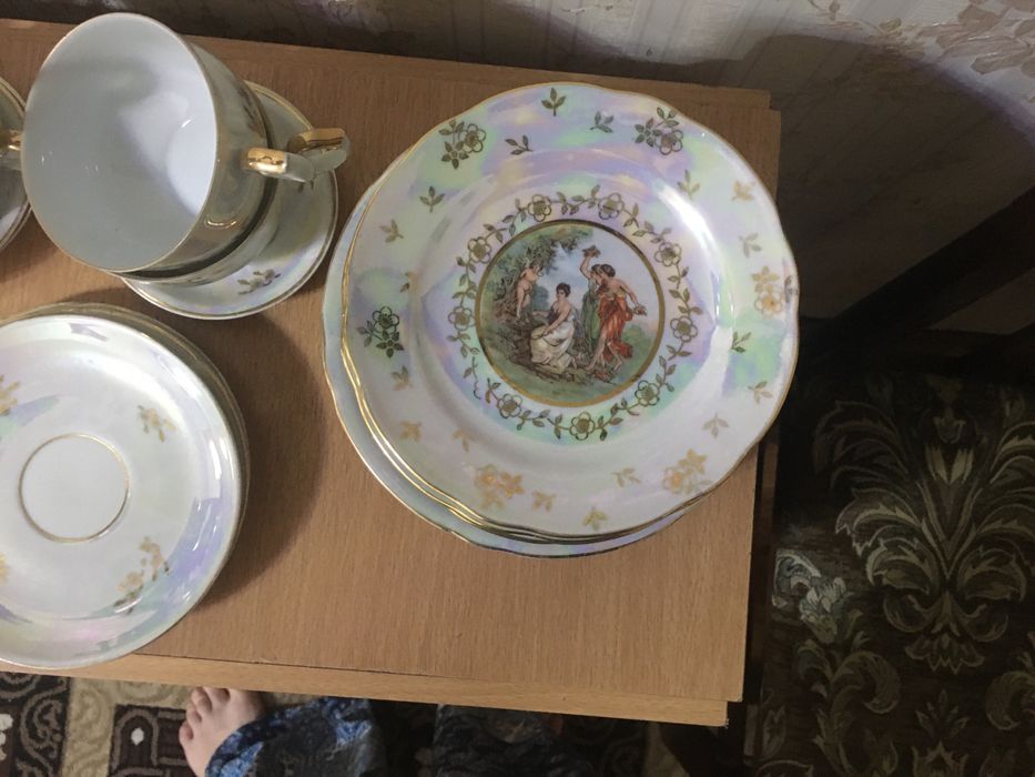 Кофейно-чайный сервиз Мадонна Oscar Schlegelmilch, Германия. Не полный
