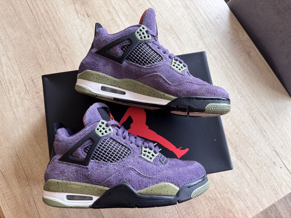 Jordan 4 Canyon purple/orange 40EU