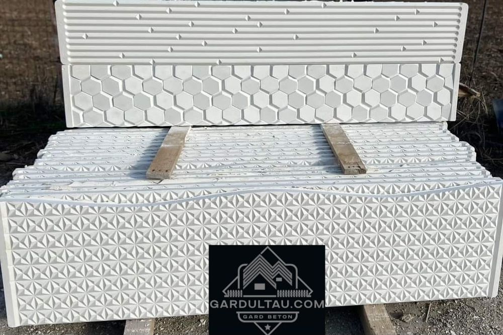 Gard din placi prefabricate de beton