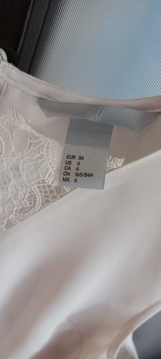 H&M ефирна дамска блуза без ръкави