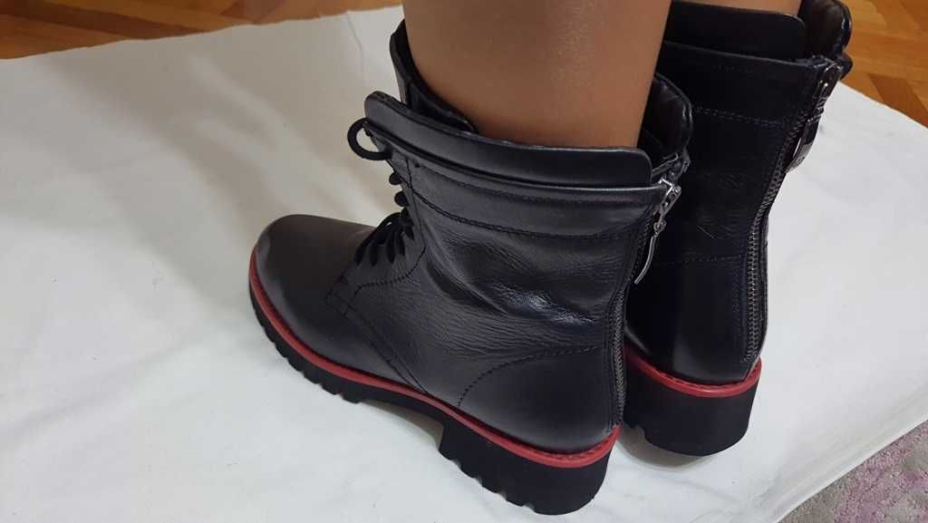 Ghete trendy piele naturala de la GERRY Weber marimea 38, zero km