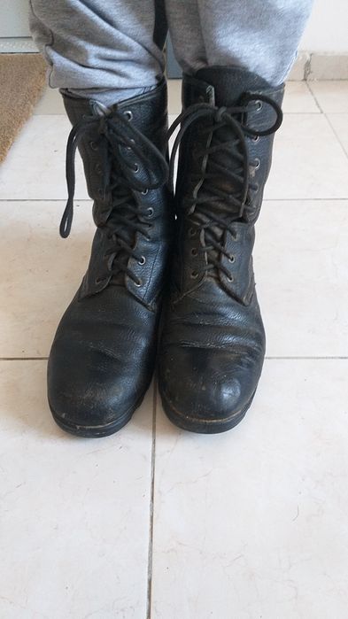 Продам берцы военные, 44 размер, производство Жетысу. Натуральная кожа