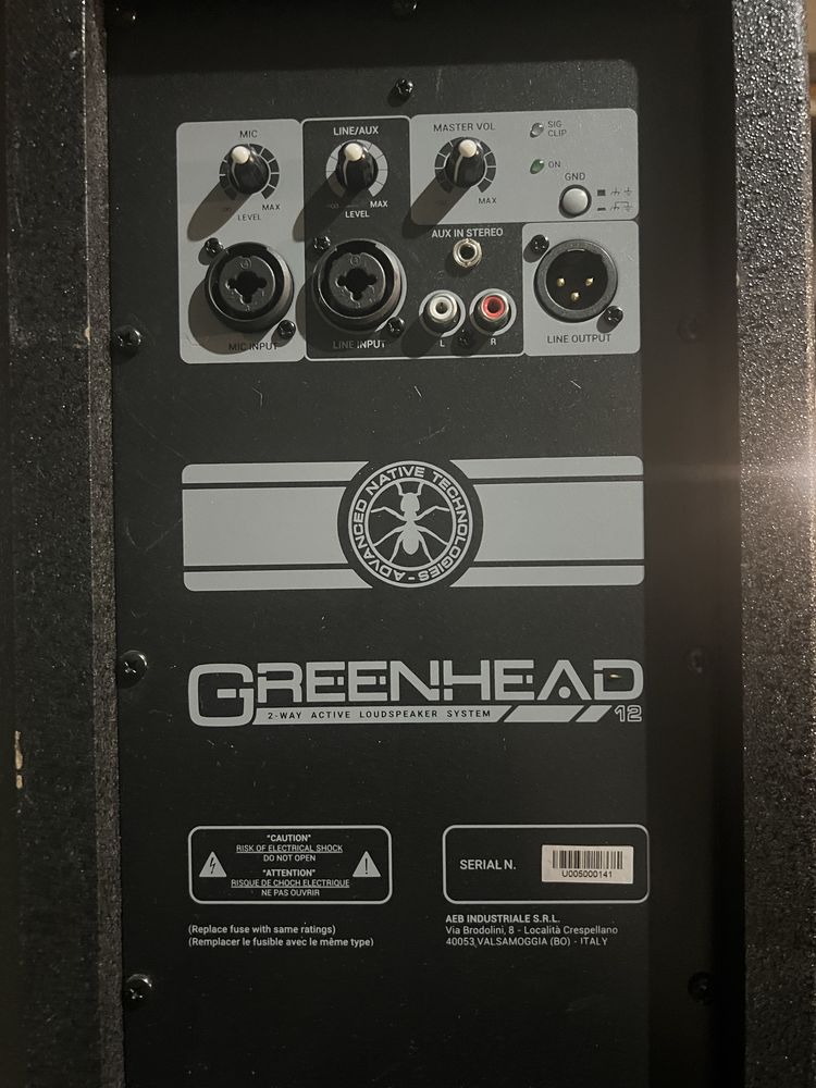ANT GREENHEAD дъщерна на RCF  12+18 Aктивни