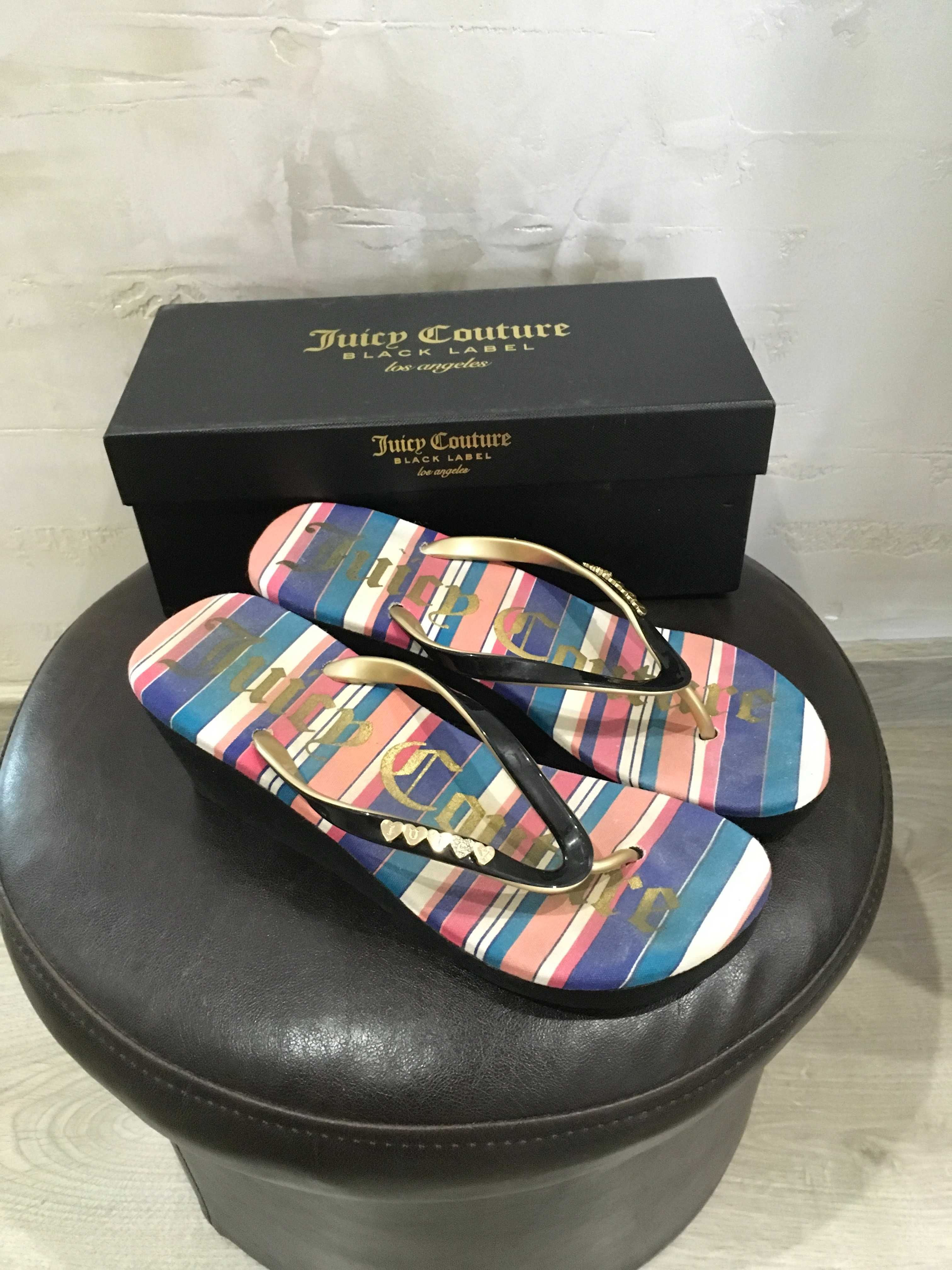 Juicy Couture Black Label чехли на платформа 39