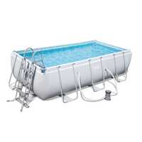 Piscina Bestway Power Steel dreptunghiulara, dimensiune 4.04x2.01m