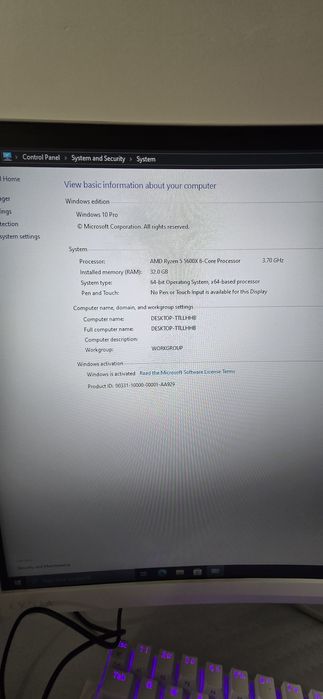 Calculator PC Gaming Ryzen 5 5600x RTX 3060Ti 32GB Ram
