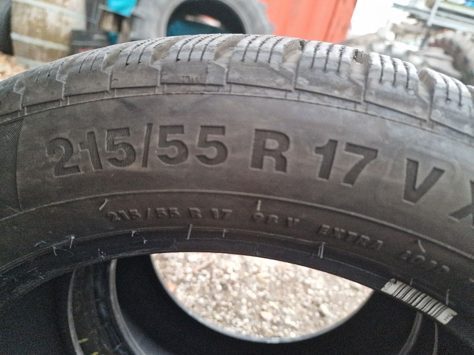 Anvelope 215/55R17 marca Continental, DOT 2019, 7 mm