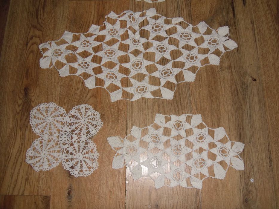 Set   dantele macrame ,lucrate manual