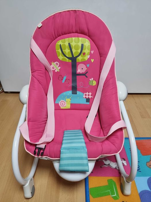 Scaun cantece si vibratii Balansoar copii fata fetita Jane 0-18kg