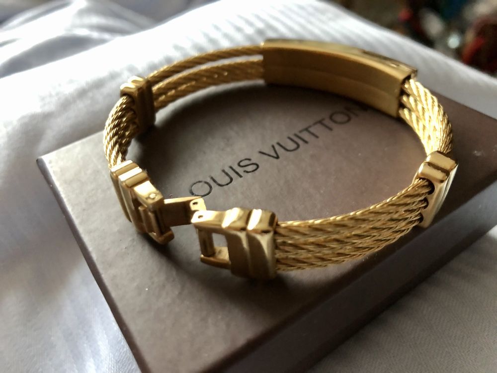 Bratara unisex inox auriu
