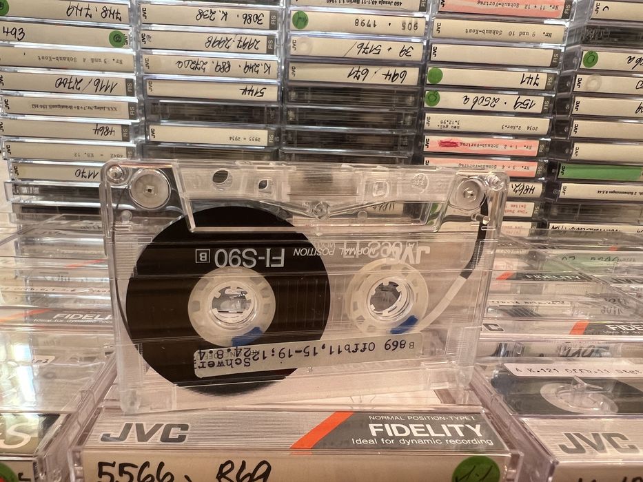 Casete JVC FI-S, JVC FI-S0 si BASF Ferro Extra I 90