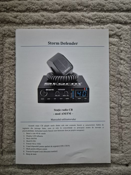 Stație CB nou Garanție