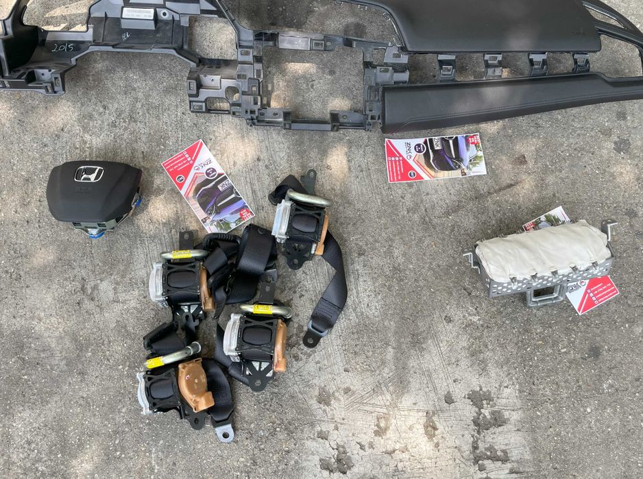 Honda Civic X - plansa bord - kit airbag volan pasager - set centuri