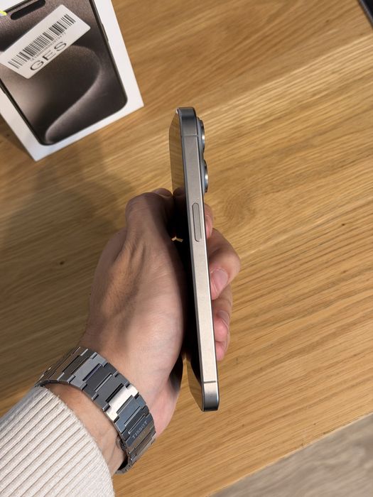 iPhone 15 Pro, Natural Titanium, 128GB