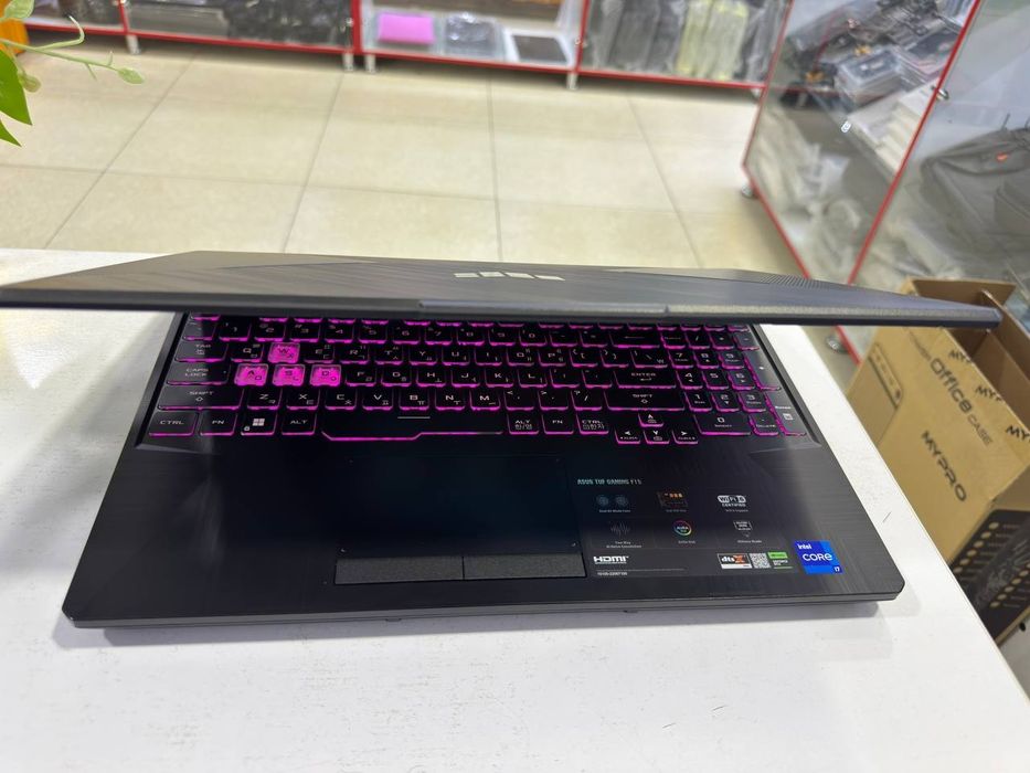 1.5TB SSD va RGB klaviatura bilan ASUS TUF i7 – yangidek holatda!