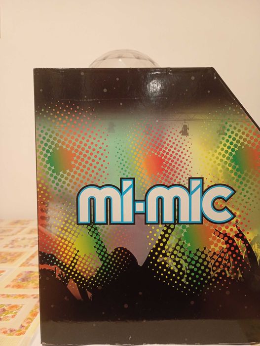 Неупотребявана MI-MIC Караоке колона диско-куб с микрофон и Bluetooth