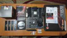 Kit placa de baza, procesor, rami, plus cooler nou.