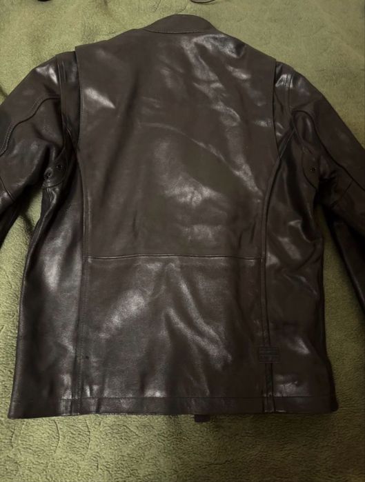 Ново Оригинално Кожено яке G-STAR Mower зряла телешка кожа