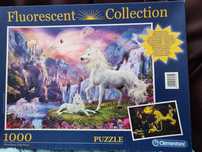 Vand puzzle Clementoni cal Unicorn fluorescent 1000 piese - superb