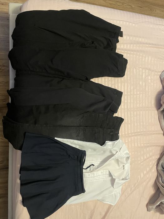 pantaloni negri de scoala fete