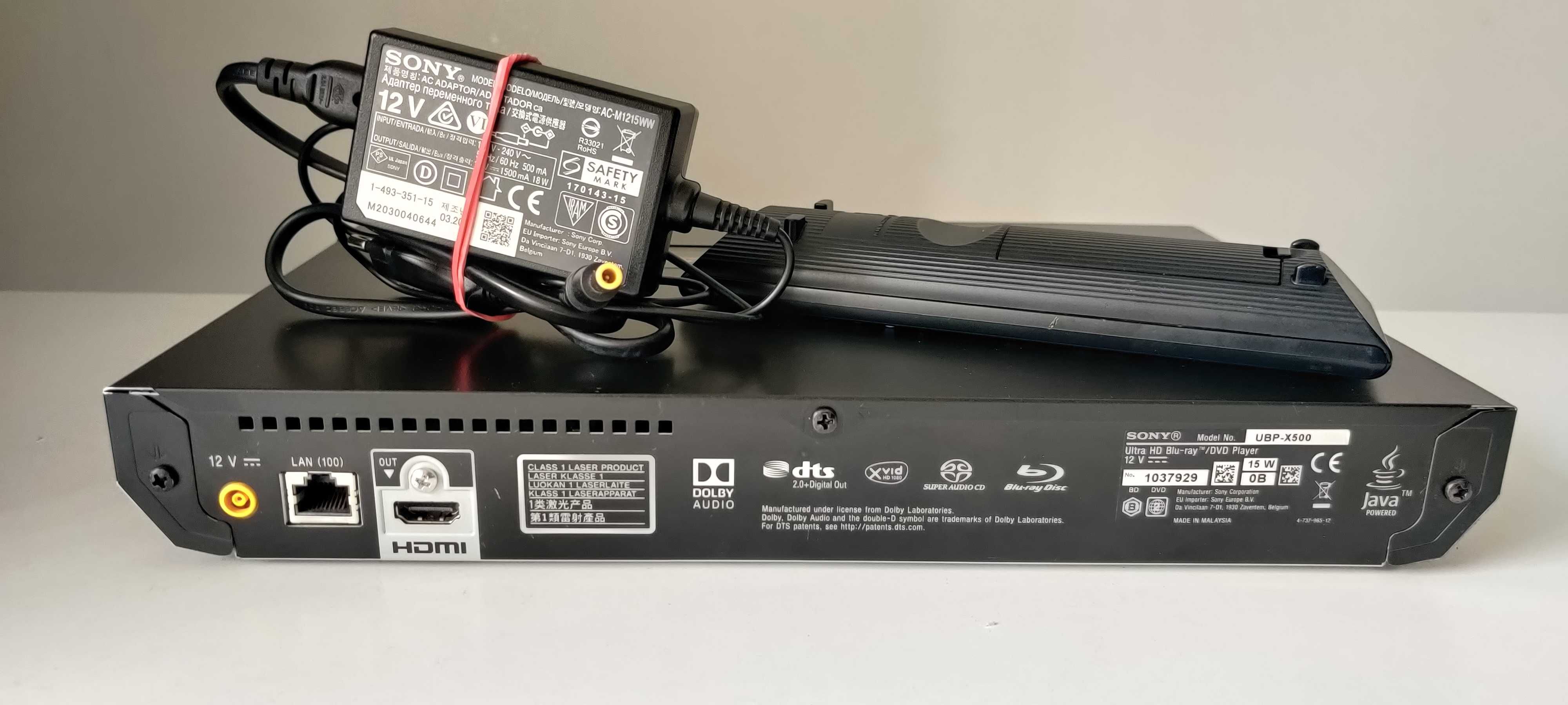 Sony UBP X 500 4K Ultra HD WiFi muzica Atmos film arta muzica