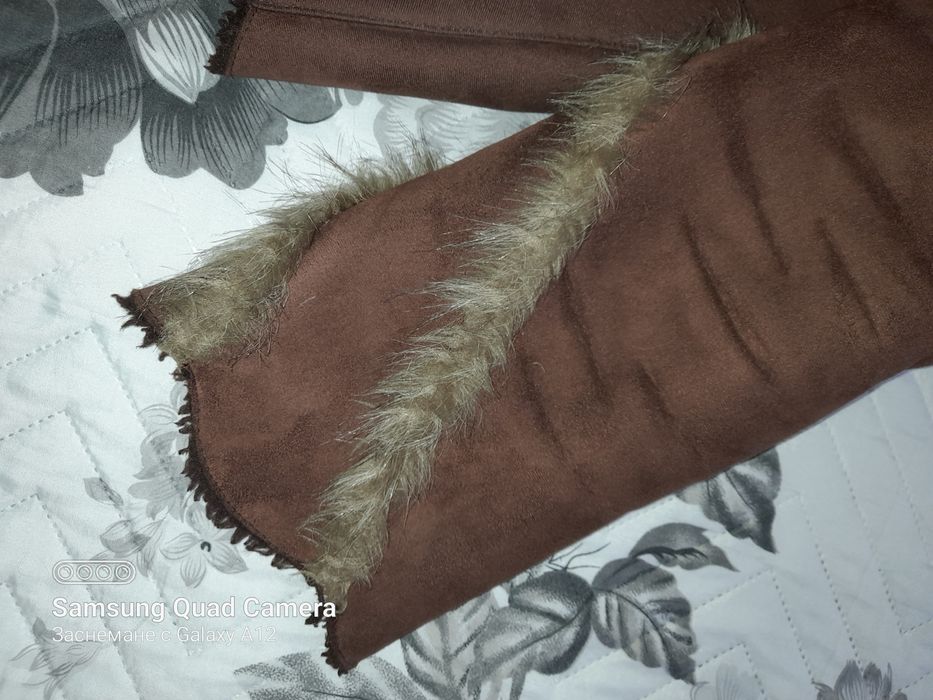 Дамско кожено палто