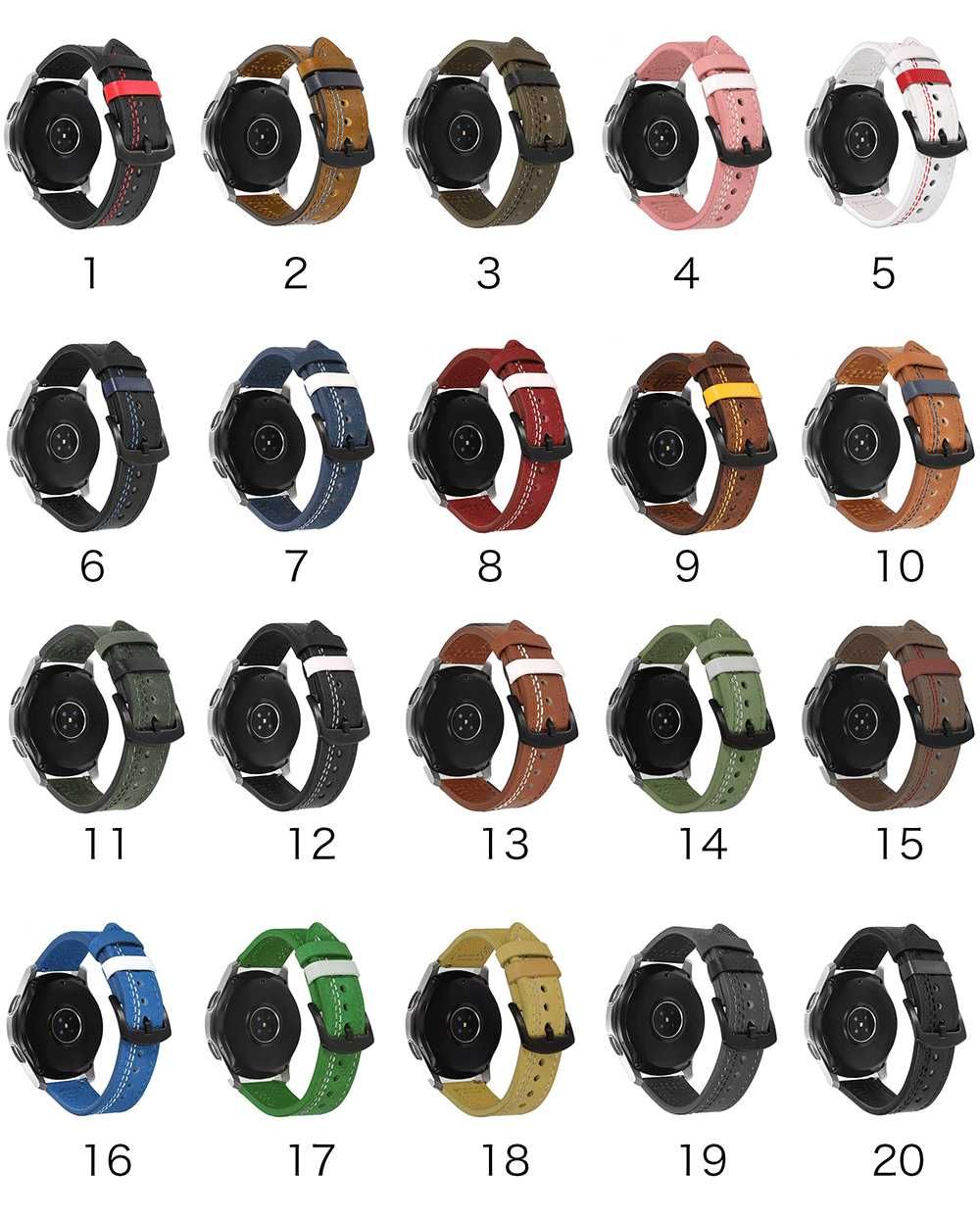 Кожена каишка 20mm/22mm Huawei Watch,Apple Watch,SAMSUNG Galaxy Watch