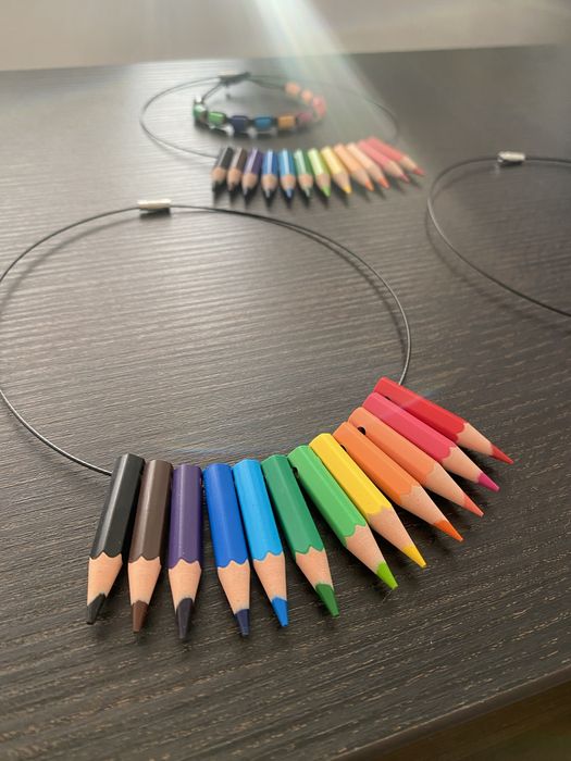 Set colier + bratara Creioane