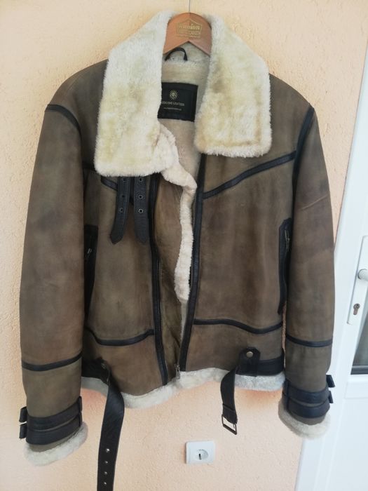 Geaca piele bărbati cu blana Empire Leather Xl