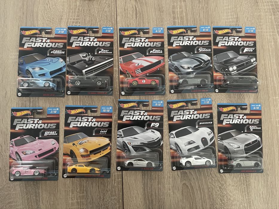 Lot machete 1:64 hot wheels