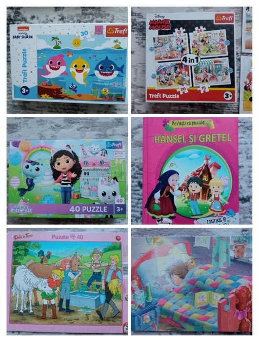 Lot puzzle 3-5 ani