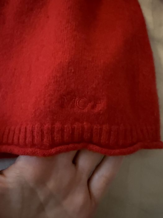 Червен пуловер Marc O’Polo от вълна и кашмир