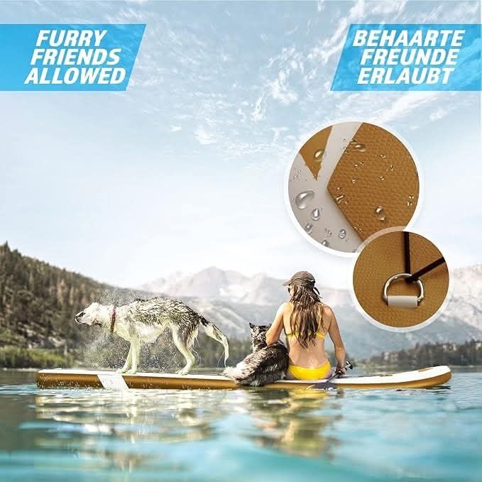 Надуваем SUP комплект Physionics® Stand Up Paddle Board  366 x 80 x 15