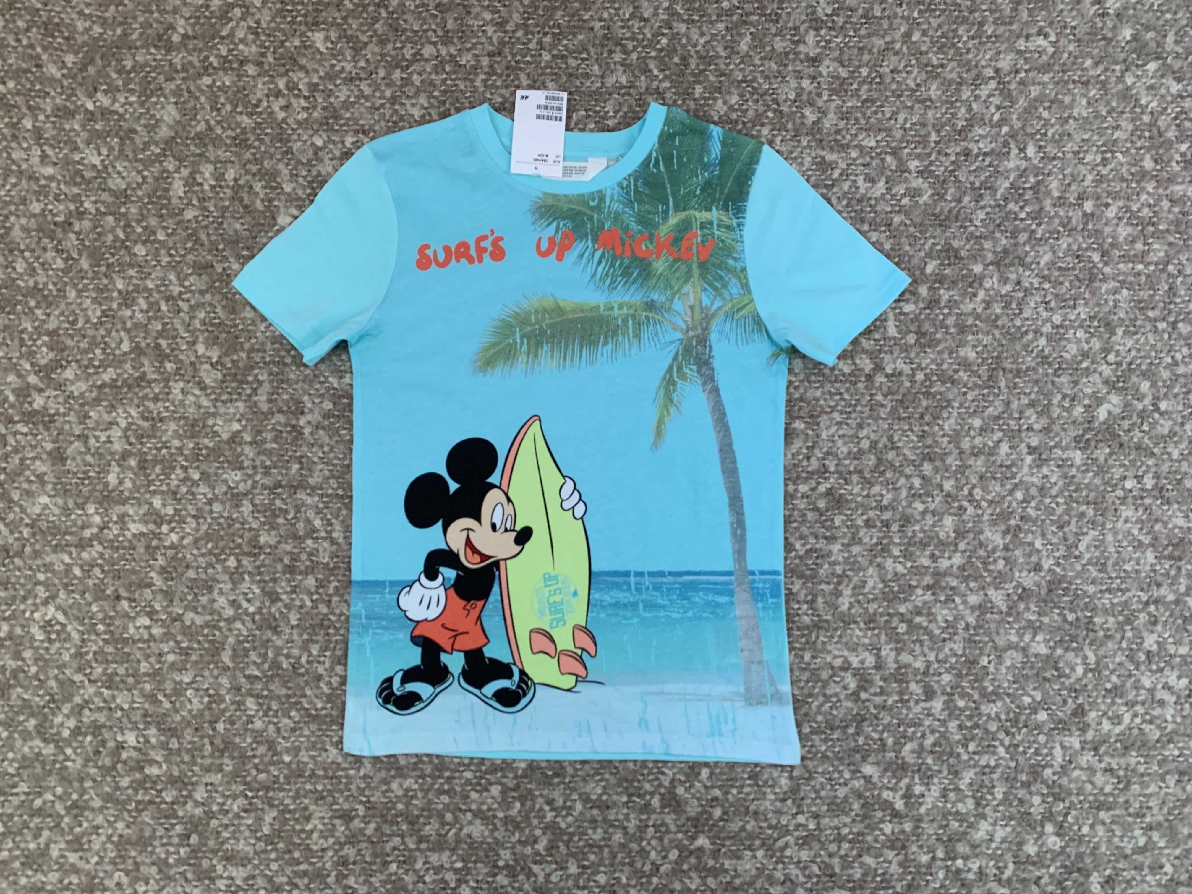 Сет от нови тениски за момче H&M & Zara - размер 134/140 см