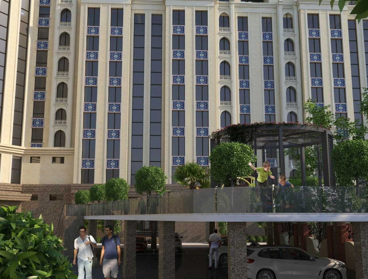 ЖК Чинабад  Evro House 4-комн 9/9 122 м² +мансарда 70 м² коробка