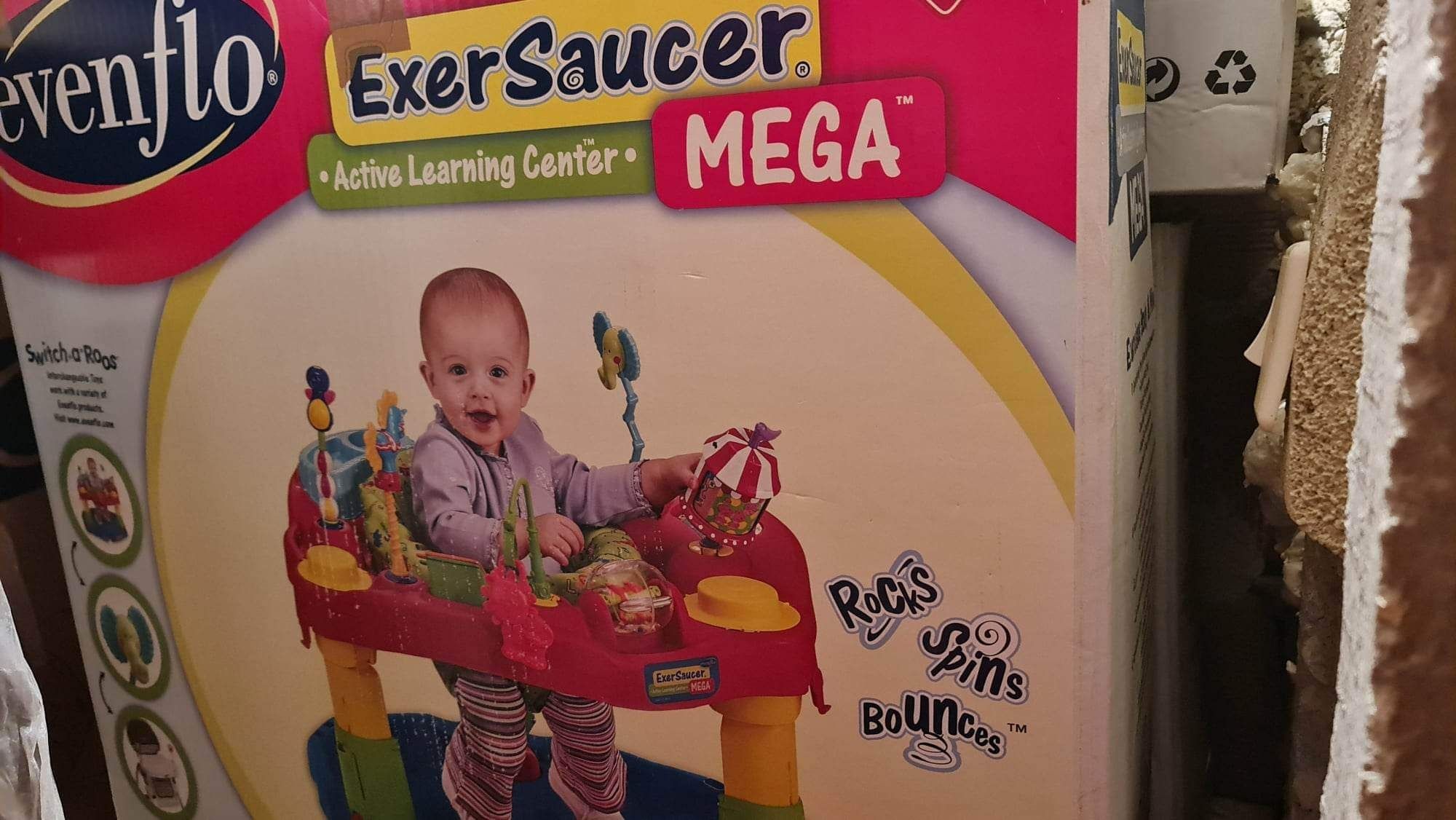 Развлекателен обучителен център за бебета Evenflo Exersaucer Mega