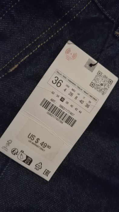 Чисто нови дамски дънки Zara