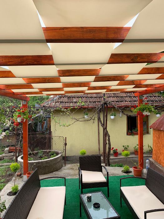 Panza Pergola Copetina Umbrela Huse Pavilion Balansoar Sezlong Cort