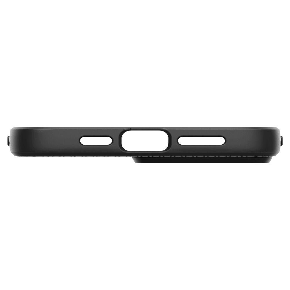 Удароустойчив, силиконов кейс за iPhone 13 Pro Max Spigen Matte Black