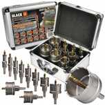 Set carote 16-53mm cu vidia metal burghie titan 10piese (21209)