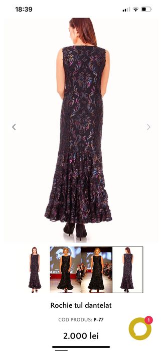 Vând rochie mărime 44 Liza Panait