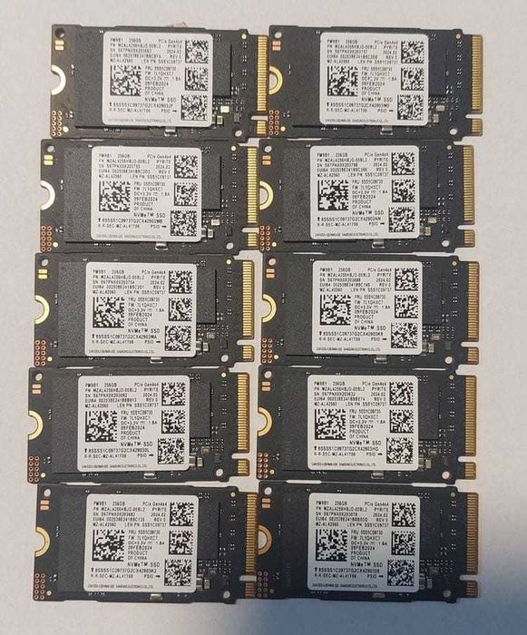 SSD Nvme PCIe4.0, 256GB Samsung
