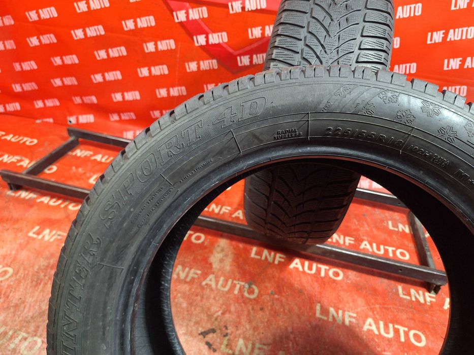 Anvelope de IARNA - 225/55/18 - DUNLOP 4D - 5.3 - 6.4 MM - DOT 21 22 !