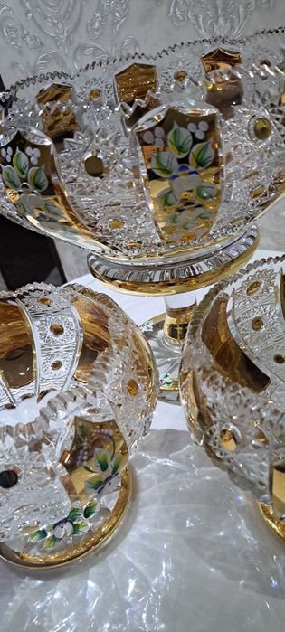 Чехословакия оргинал богема хрусталь вазы