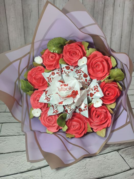 Зефирные букеты (цветы) на заказ